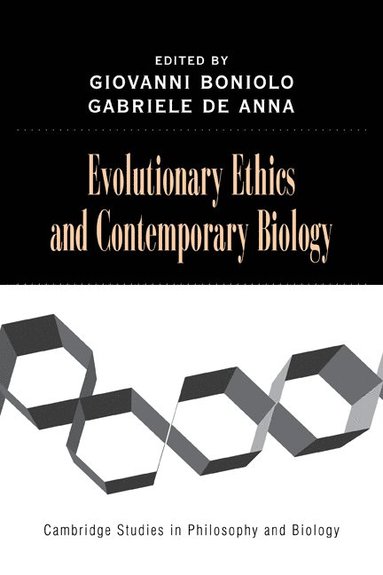 bokomslag Evolutionary Ethics and Contemporary Biology