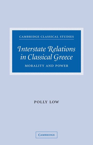 bokomslag Interstate Relations in Classical Greece