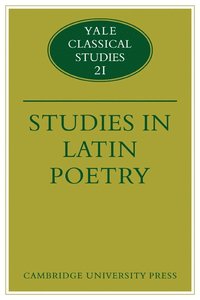 bokomslag Studies in Latin Poetry