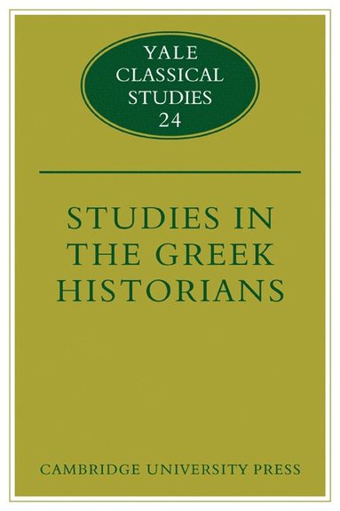 bokomslag Studies in the Greek Historians