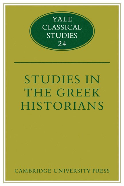 Studies in the Greek Historians