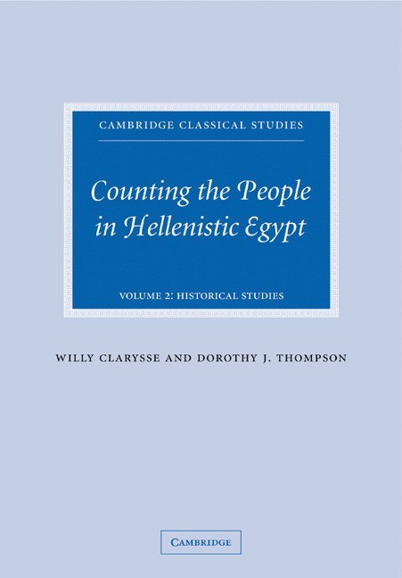 Counting the People in Hellenistic Egypt 1