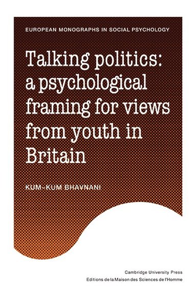 Kum-Kum Bhavnani - Talking Politics, Häftad