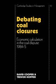 Debating Coal Closures 1