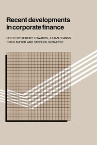 bokomslag Recent Developments in Corporate Finance