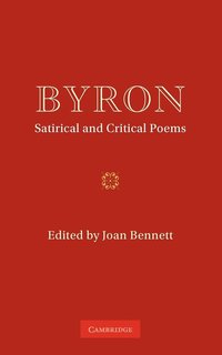 bokomslag Byron: Satirical and Critical Poems