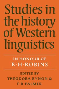bokomslag Studies in the History of Western Linguistics