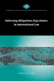 Enforcing Obligations Erga Omnes in International Law 1