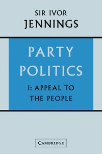 bokomslag Party Politics: Volume 1, Appeal to the People
