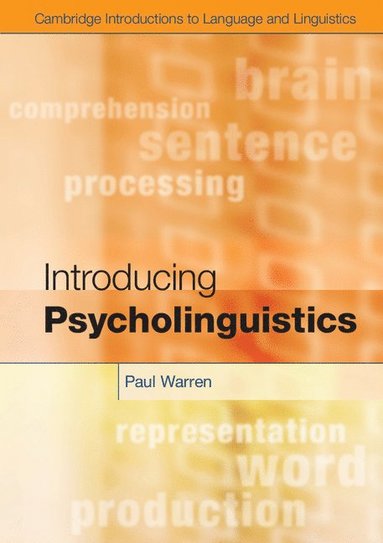 bokomslag Introducing Psycholinguistics