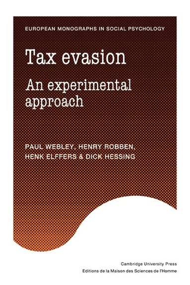 Paul Webley, Henry Robben, Henk Elffers, Dick Hessing - Tax Evasion, Häftad