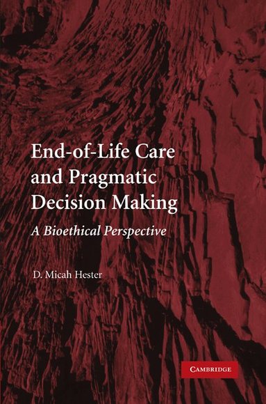 D. Micah Hester - End-of-Life Care and Pragmatic Decision Making, Häftad