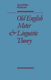 bokomslag Old English Meter and Linguistic Theory