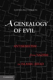 David Patterson, David (Hillel Feinberg Chair in Holocaust Studies) Patterson - Genealogy of Evil, Häftad