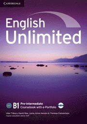 bokomslag English Unlimited Pre-intermediate Coursebook with e-Portfolio CD-ROM and Workbook without answers with DVD-ROM Pack Italian edition