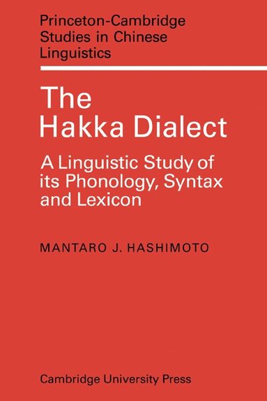bokomslag The Hakka Dialect