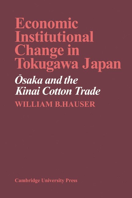 Economic Institutional Change in Tokugawa Japan 1