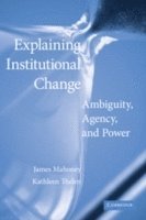 bokomslag Explaining Institutional Change