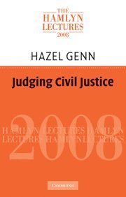 Judging Civil Justice 1