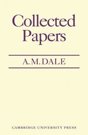 C. M. Dale, A. M. Dale - Collected Papers, Häftad