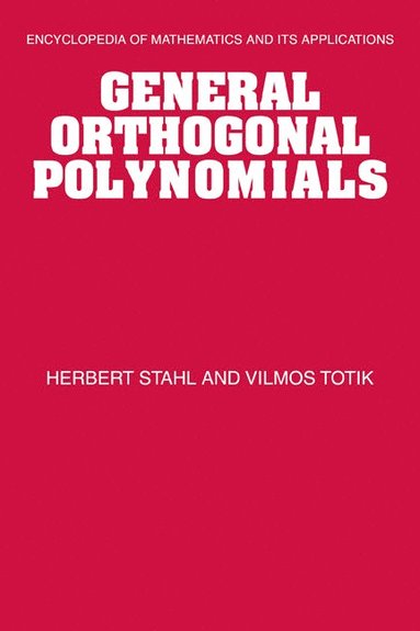 bokomslag General Orthogonal Polynomials
