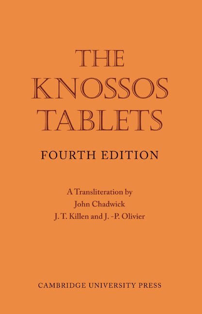 The Knossos Tablets 1