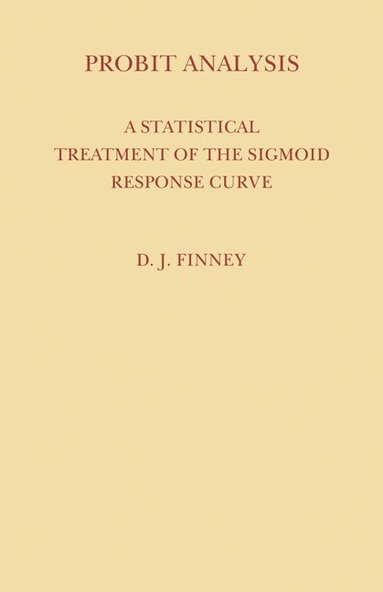 David Finney - Probit Analysis, Häftad
