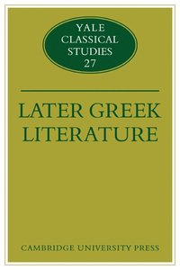 bokomslag Later Greek Literature