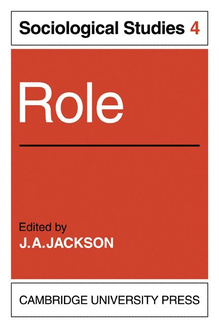 Role: Volume 4, Sociological Studies 1