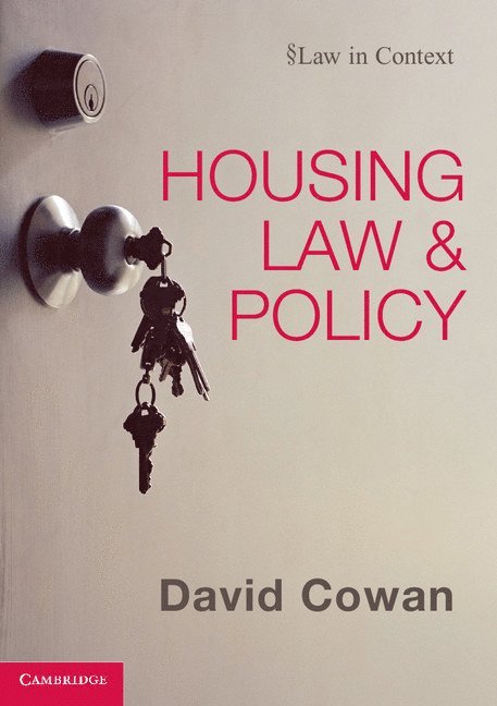 David (University of Bristol) Cowan, David Cowan - Housing Law and Policy, Häftad