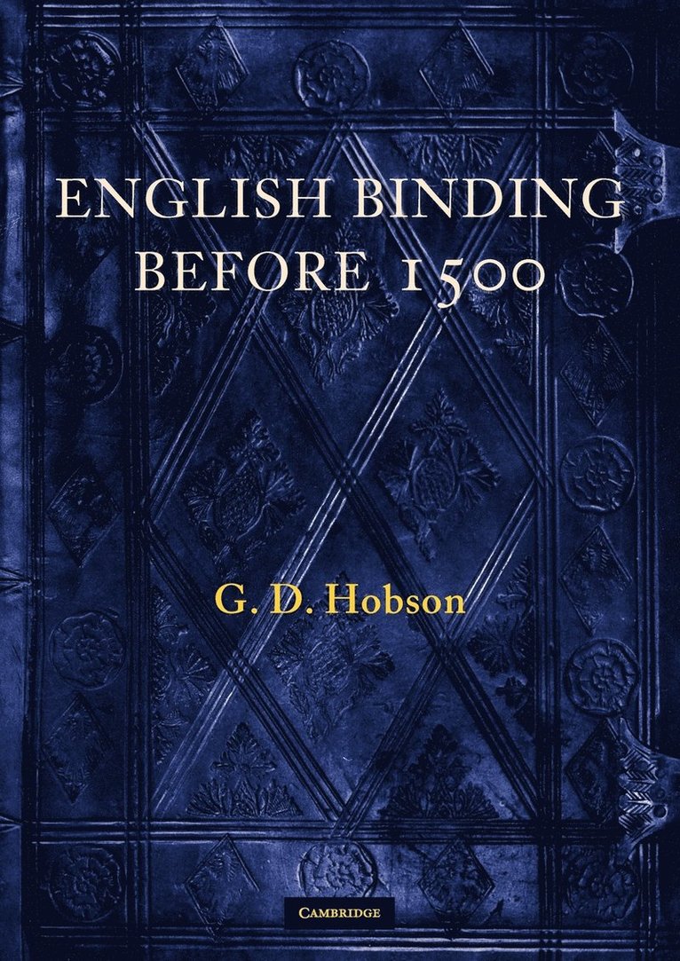 English Binding Before 1500 1