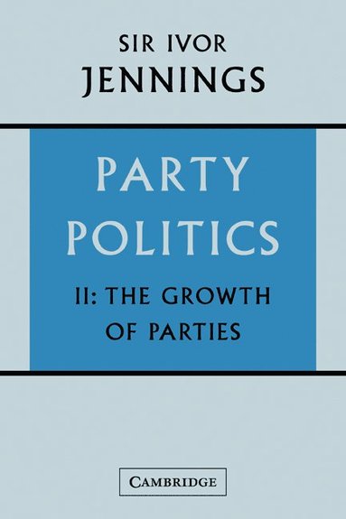 bokomslag Party Politics: Volume 2