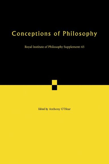 bokomslag Conceptions of Philosophy