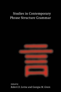 bokomslag Studies in Contemporary Phrase Structure Grammar