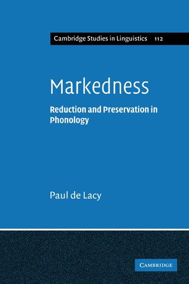 Paul de Lacy - Markedness, Häftad