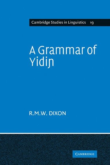 bokomslag A Grammar of Yidin