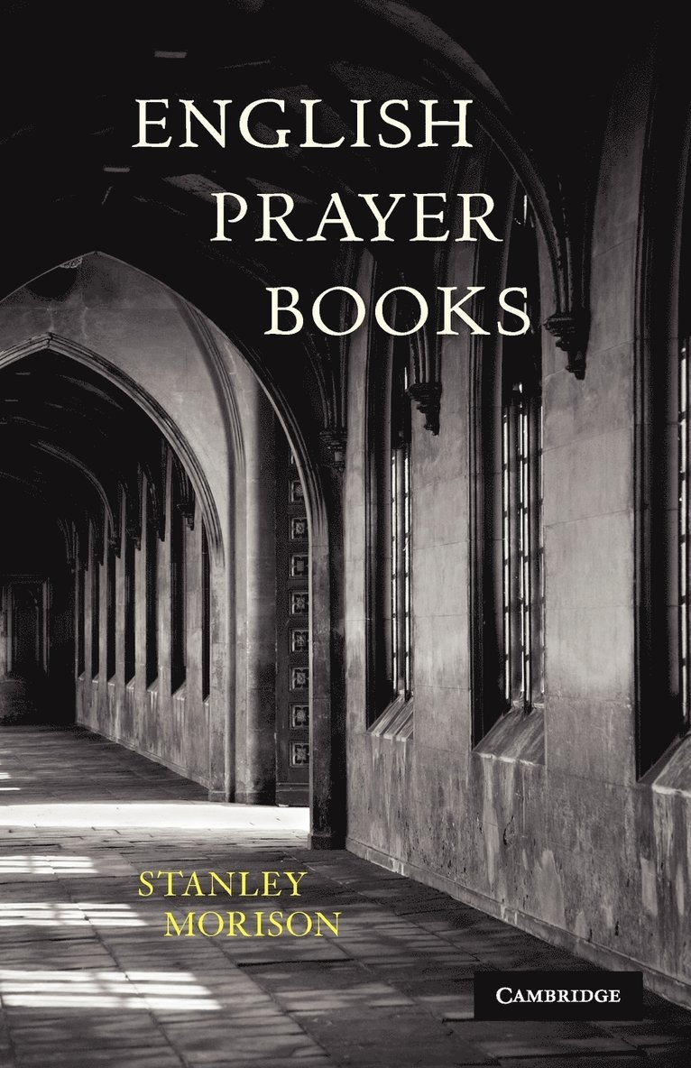 Stanley Morison, Morison Stanley - English Prayer Books, Häftad