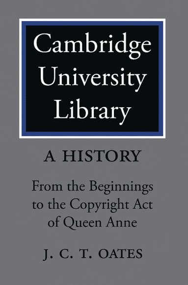 bokomslag Cambridge University Library 2 Part Set: A History