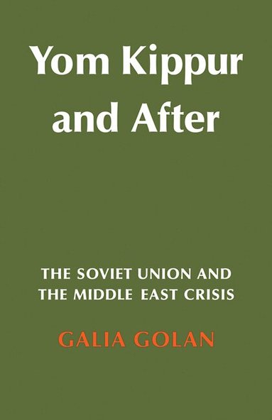 Galia Golan - Yom Kippur and After, Häftad
