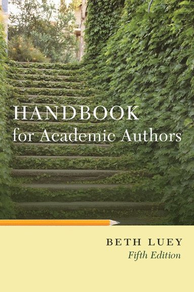 bokomslag Handbook for Academic Authors