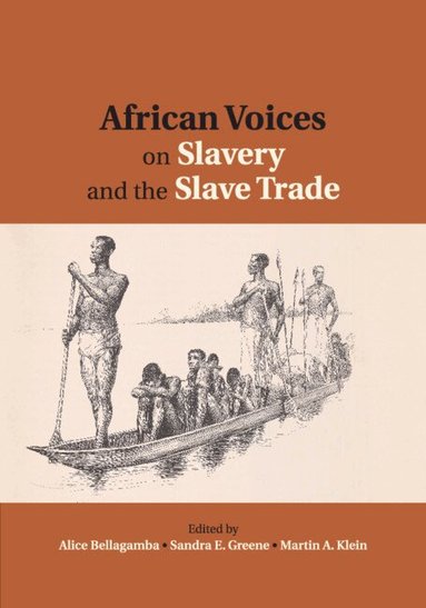 Alice Bellagamba, Sandra E. Greene, Martin A. Klein - African Voices on Slavery and the Slave Trade: Volume 2, Essays on Sources and Methods, Häftad