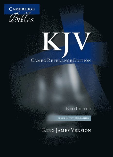 KJV Cameo Reference Bible, Black Imitation Leather, Red-letter Text, KJ452:XR Black Imitation Leather 1