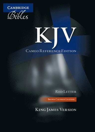 bokomslag KJV Cameo Reference Bible, Brown Calfskin Leather, Red-letter Text, KJ455:XR Brown Calfskin Leather