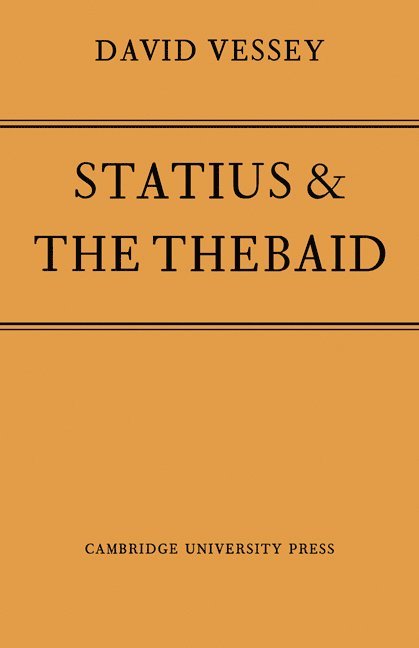 Statius and the Thebaid 1