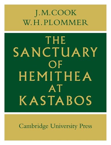 Cook - Sanctuary of Hemithea at Kastabos, Häftad
