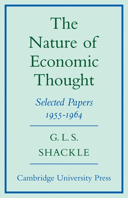 The Nature of Economic Thought 1