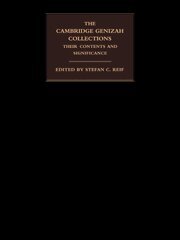 Stefan C. Reif - The Cambridge Genizah Collections, Häftad