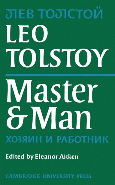 bokomslag Master and Man