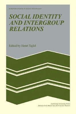 Henri Tajfel - Social Identity and Intergroup Relations, Häftad