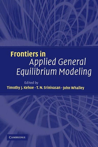 Timothy J. Kehoe, T. N. Srinivasan, John Whalley - Frontiers in Applied General Equilibrium Modeling, Häftad